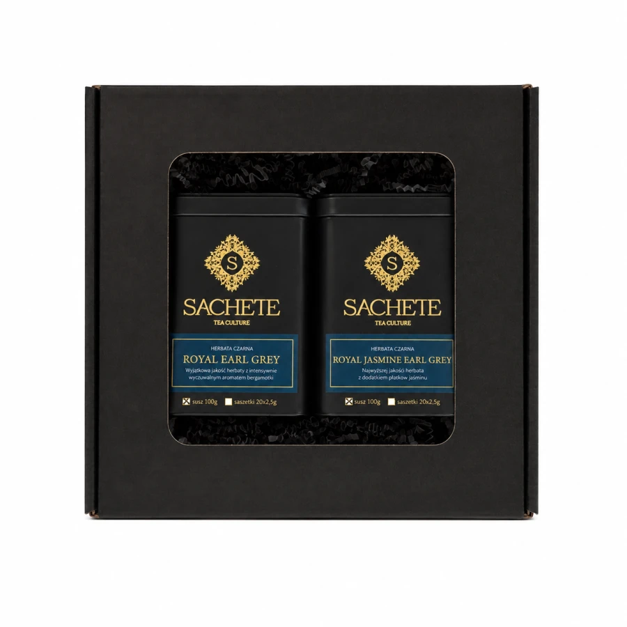 Zestaw prezentowy dwóch herbat Royal Earl Grey